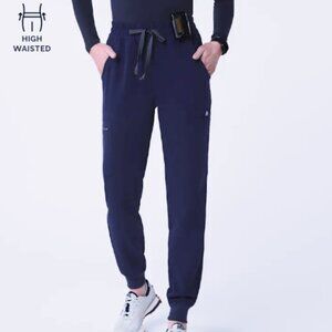 High Waisted Uman Relaxed Jogger Scrub Pants